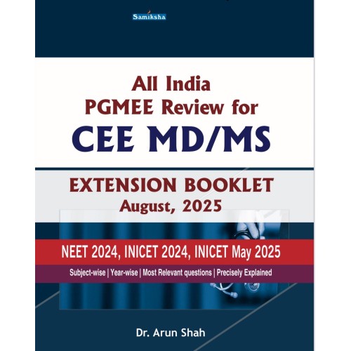 ALL India PGMEE Review for MD/MS CEE, Extension booklet 2025