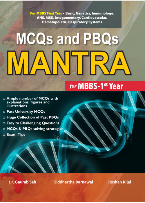 MCQs and PBQs MANTRA for MBBS-1st Year